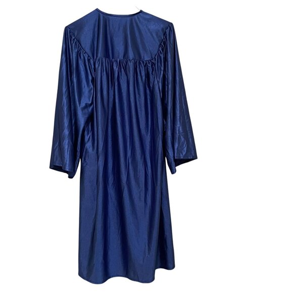 Blue Choir Robe Long Sleeve Gown Polyester Blend Adults Size L - Picture 2 of 3